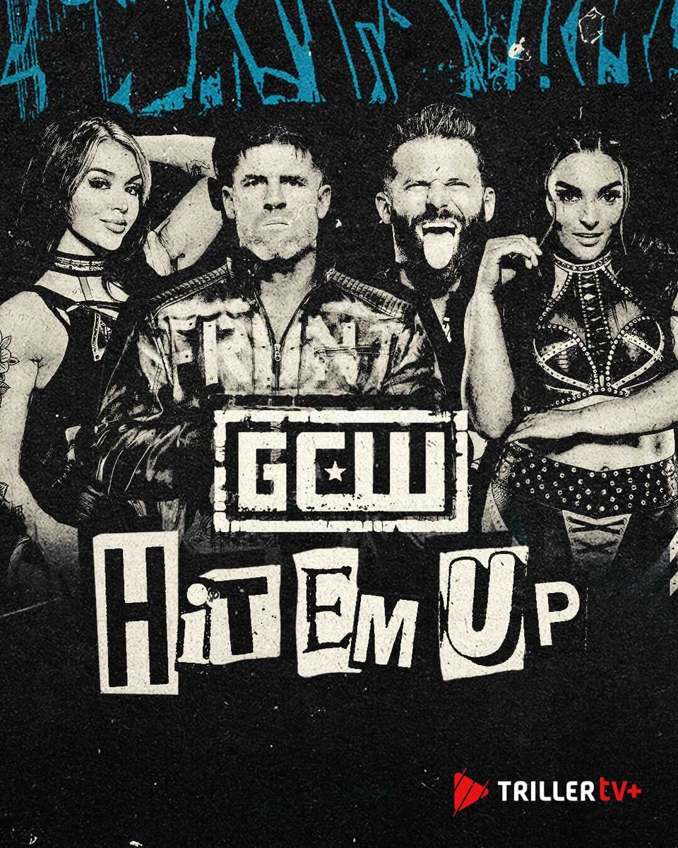 Triller_TV's tweet photo. Want some classic @GCWrestling_ mayhem? 🌪️

#GCWHit comes your way TONIGHT at 8pmET followed by #GCWEmoFight TOMORROW NIGHT at 11pmET.

📲 LIVE and EXCLUSIVE on TrillerTV+ https://t.co/iRyFIdlxru
