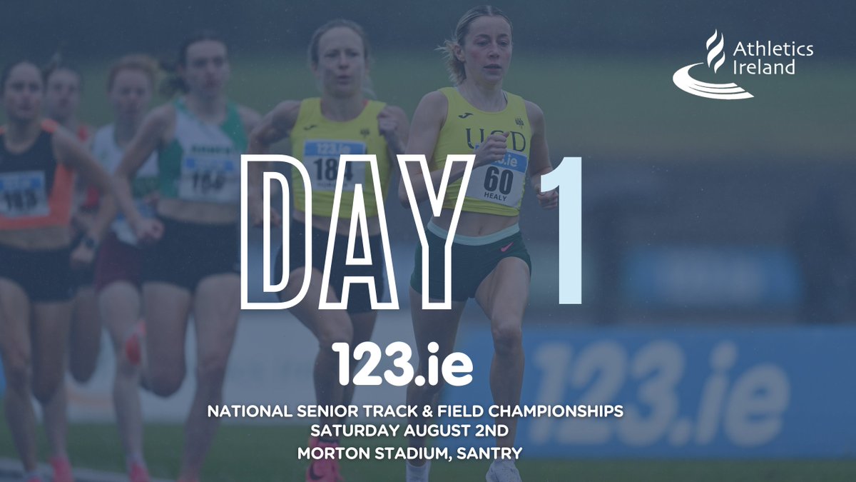 Athletics Ireland (@irishathletics) on Twitter photo 123.ie National Senior Championships Day 1🔥
📍 Morton Stadium, Santry
📅 Saturday Aug 2nd
🎟️ Timetable: tinyurl.com/2s3zj2r7
🎟️Tickets: tinyurl.com/2vf8w53c
📺 Athletics Ireland YouTube: tinyurl.com/4mxphj28
🔗 Live results: live.athleticsireland.ie/menu.html 123.ie National Senior Championships Day 1🔥
📍 Morton Stadium, Santry
📅 Saturday Aug 2nd
🎟️ Timetable: tinyurl.com/2s3zj2r7
🎟️Tickets: tinyurl.com/2vf8w53c
📺 Athletics Ireland YouTube: tinyurl.com/4mxphj28
🔗 Live results: live.athleticsireland.ie/menu.html
