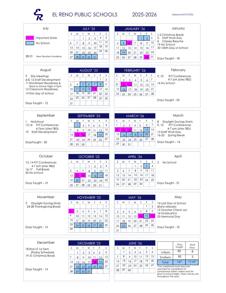 Get your 2025-2026 school calendar here. Screenshot to save it to your phone or click the link to download and print: 5il.co/38dev Stay organized and be ready for the upcoming school year!