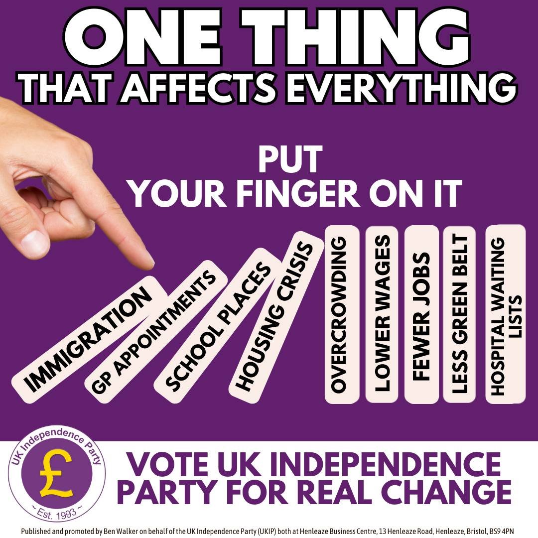 GWEIIR2619's tweet photo. #LabCon governments have let too many people into our country. Our infrastructure can't keep up with massive population growth. Only @UKIP understands that #LabCon policy puts jobs, homes, schools, GPs, hospitals, dentists, roads, council services, utilities under pressure.
Read our manifesto:
https://t.co/qjRAtKKNX3
Join:
https://t.co/qKyHBgHBZK
Stand as a candidate:
https://t.co/VeYYyt1lrI