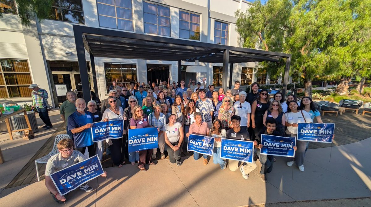 Honored to have <a href="/DaveMinCA/">Dave Min</a> as a Democracy Summer partner in California’s beautiful 47th District! As we approach next year’s midterm elections, Democrats need to stay laser-focused on defending our amazing Frontliners in competitive districts all over America.