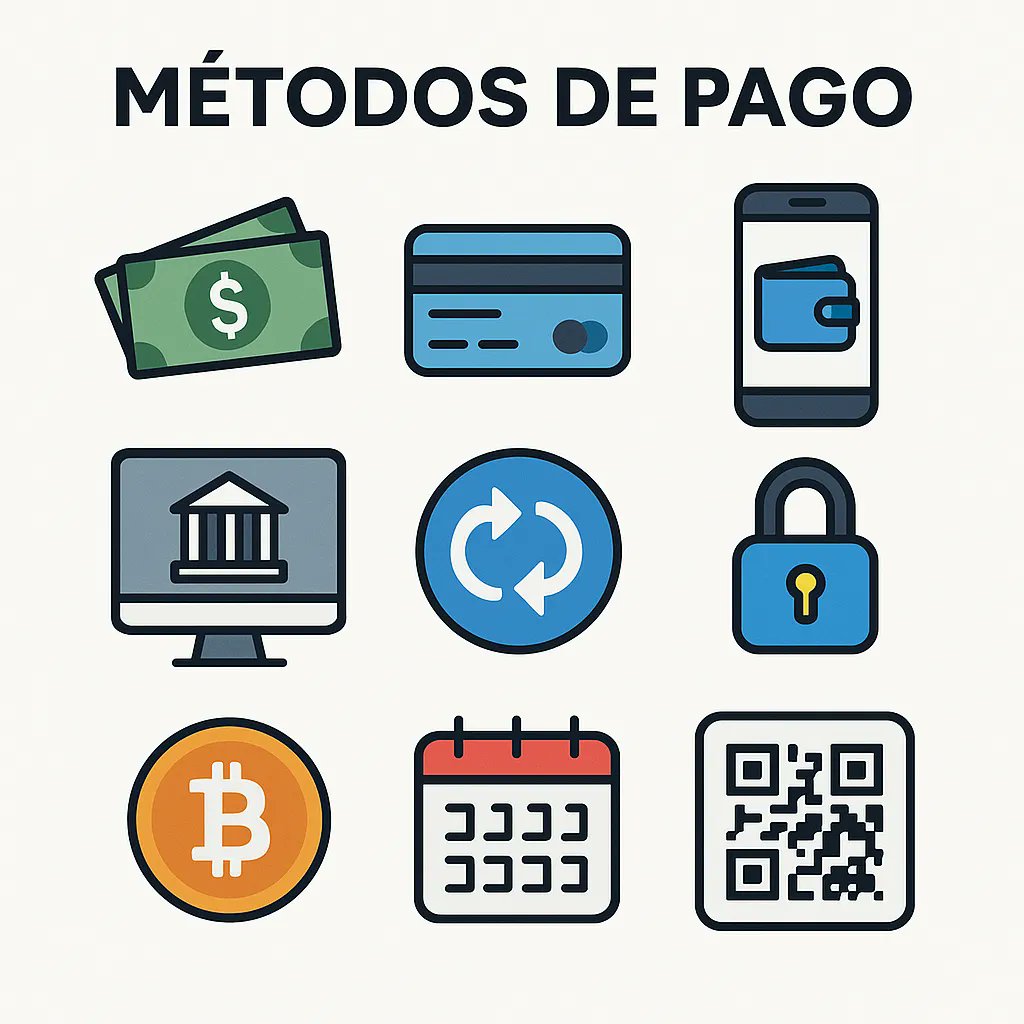 Mañana en Level Up*

Métodos de pago

Efectivo, tarjeta, wallets etc

Todo lo que tienes que saber para que tu marca y ecommerce esté al día