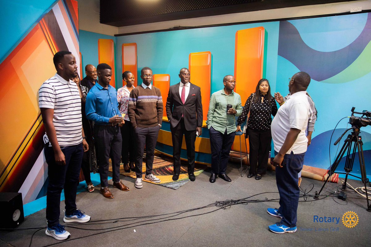 Rotarians and Rotaractors took a guided tour of the Next Media Park, exploring the spaces where stories are shaped and impact is driven. 

#Kigo7Lakes