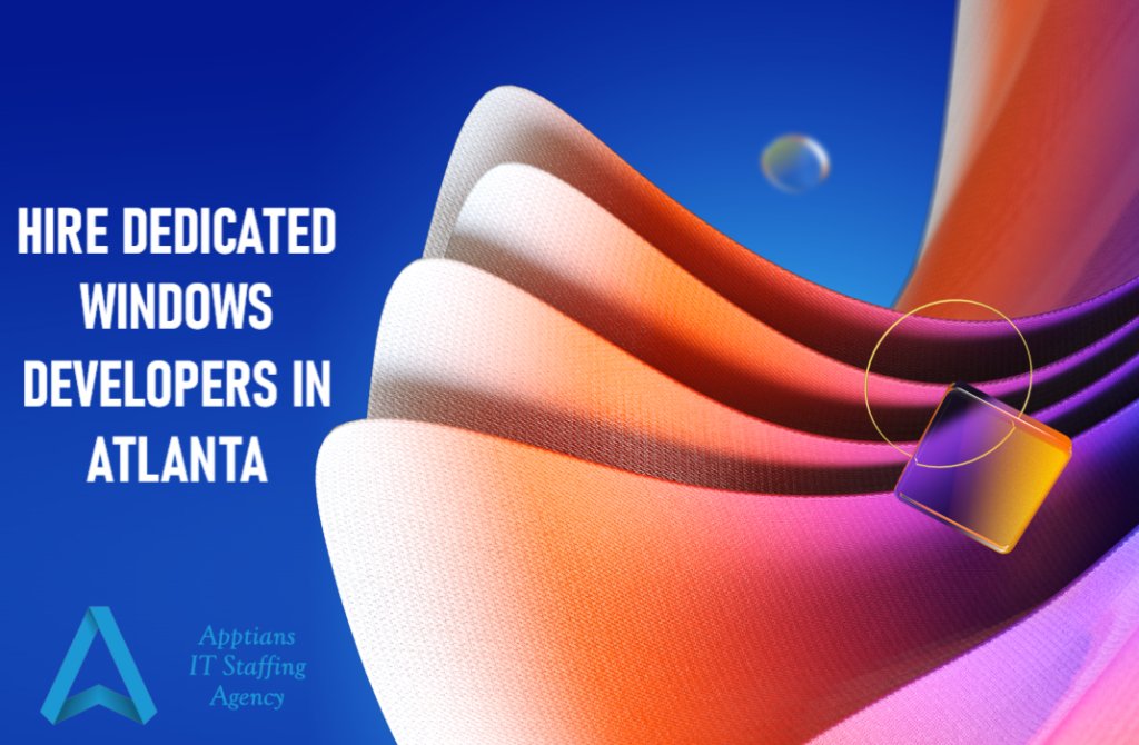 apptianstaffing's tweet image. Hire Dedicated Windows Developers in Atlanta

Hire Dedicated Windows Developers and Programmers in Atlanta, GA from Apptians Staffing. 

Visit: apptiansitstaffing.com/atlanta/hire-w…
Contact: hello@apptiansitstaffing.com

#WindowsDeveloper #atlanta #staffingsolutions #staffingagency