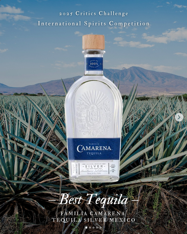 Critics Challenge Intl Wine + Spirits Competition (@criticschall) on Twitter photo Congratulations to all of the Top Spirits of the 2025 Critics Challenge!
Best #Tequila:
<a href="/CamarenaTequila/">Camarena Tequila</a> Silver Mexico 94 Points
See all 2025 Critics Challenge International Wine & Spirits Competition awards at CriticsChallenge.com Congratulations to all of the Top Spirits of the 2025 Critics Challenge!
Best #Tequila:
<a href="/CamarenaTequila/">Camarena Tequila</a> Silver Mexico 94 Points
See all 2025 Critics Challenge International Wine & Spirits Competition awards at CriticsChallenge.com