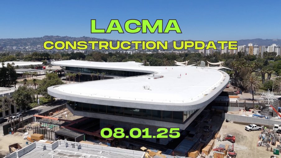 VastSkyMedia's tweet photo. We're back on the #MiracleMile this afternoon. Join us at 1600 PDT on #YouTube for the latest construction developments at #LACMA.

https://t.co/7MJMNf2B1P

#LosAngeles #MuseumRow #LACMA #BreaTarPits #academymuseum #Petersen https://t.co/oknZ0rZZwD
