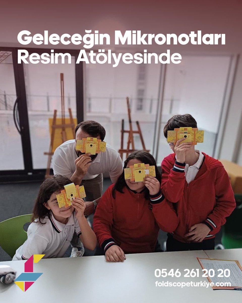 FoldscopeTr's tweet photo. 🎨Geleceğin Mikronotları Resim Atölyesinde!
Foldscope ile sadece keşfetmiyoruz, gördüklerimizi sanata dönüştürüyoruz!

📍 Foldscope Resim Atölyesi’nde öğrenciler;
✅ Gözlemlediklerini yorumlamayı,
✅ Bilimsel veriyi estetikle buluşturmayı öğreniyor. #Bilsem #atölye #resim https://t.co/8nYN7cIDAd