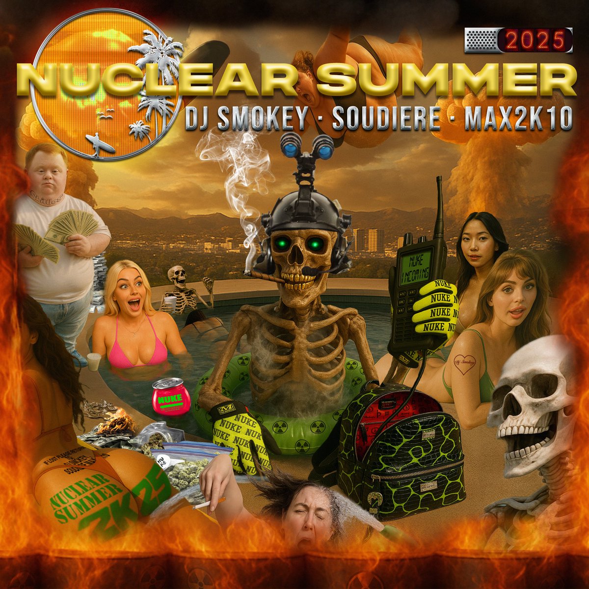 NUKE SUMMER 2k25 W/ DJ SMOKEY &amp; MAX2K10 OUT NOW EVERYWHERE !! 🚨😈☢️⚠️