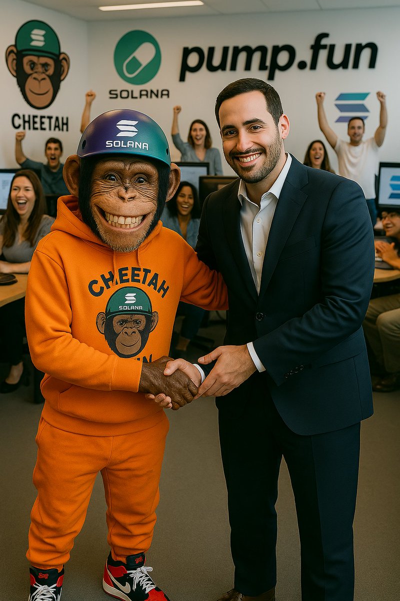 SolanaPumpMeme's tweet photo. They’re laughing at $CHEETAH now – soon, they’ll be laughing with him.
The vision is bigger than the hype.
With @pump.fun by our side, we’re making history. 🧠🦍
#CheetahCoin #Solana #Memecoin #PumpFun #Crypto #DeFi #Web3 #EarlyAdopter #Viral https://t.co/qF6WcWis72