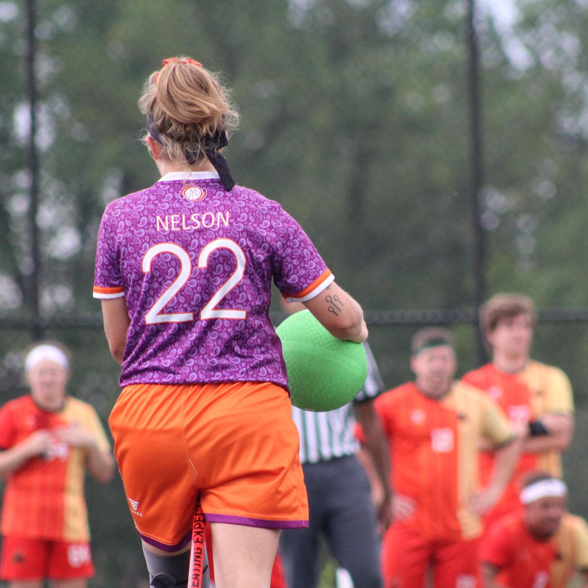 Nicole at #MLQChampionship 2024, selecting which @mlqstampede players to kidnap to Minnesota the following summer