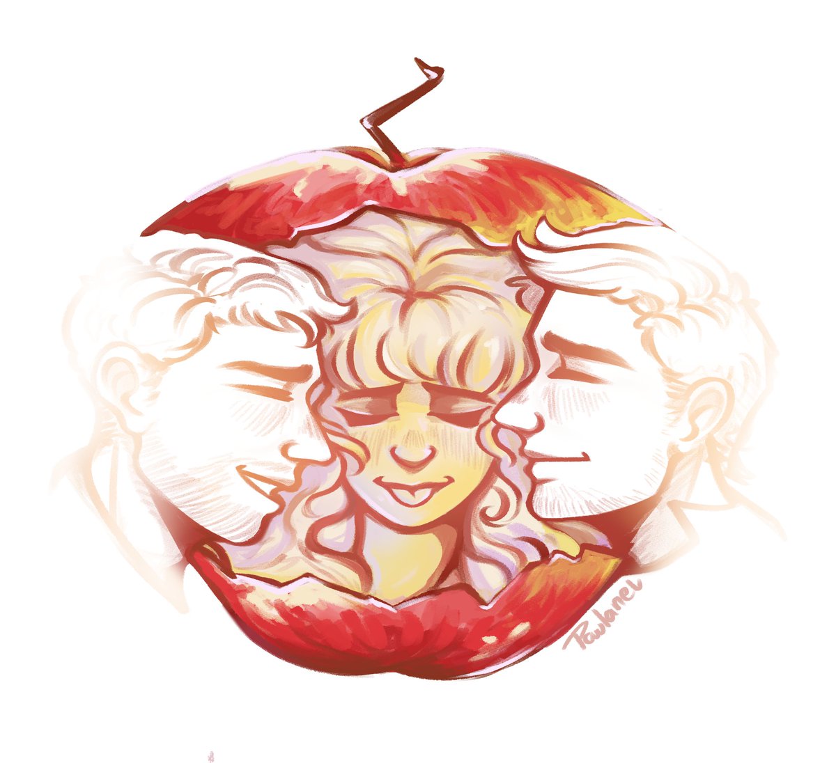 Apple trend but i'm poly 🍎
(#self #appletrend)