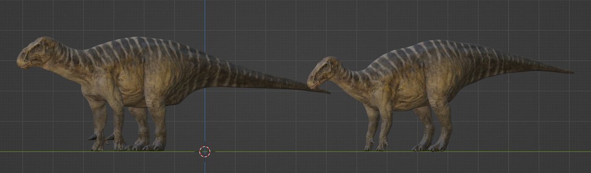 Iguanodon and Mantellisaurus