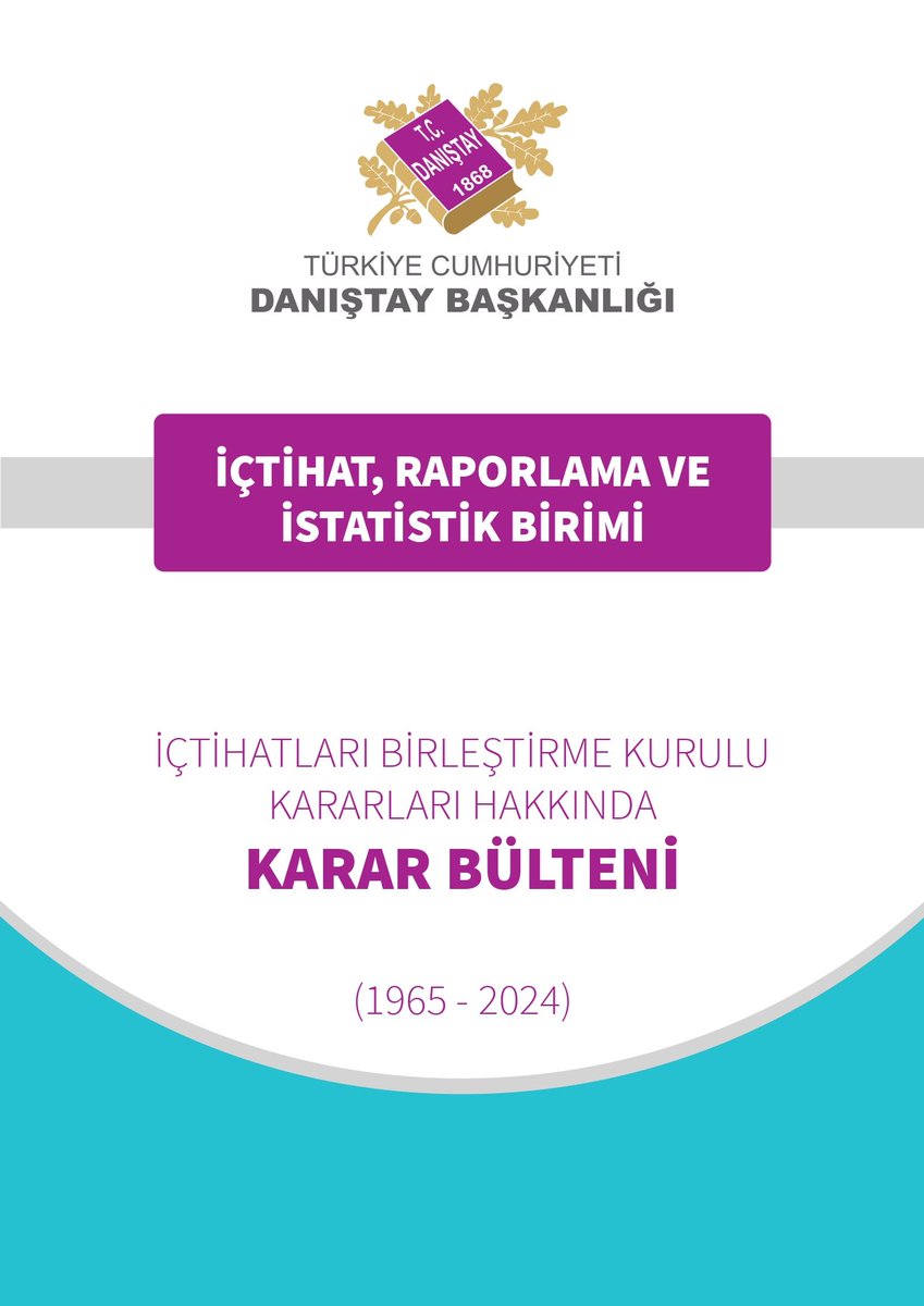 Danıştay İçtihatları Birleştirme Kurulu Tarafından 
1965 - 2024 yılları arasında;
🚩Yargılama usulüne ilişkin verilen 25 adet kararın,
🚩Kamu görevlileriyle ilgili verilen 24 adet kararın,
🚩Vergiye ilişkin verilen 29 adet kararın ve
🚩Diğer idari davalara ilişkin verilen 20 adet