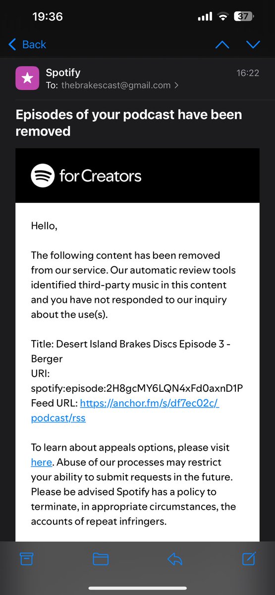 docwharton's tweet image. Er, sorry @BergerBrakes