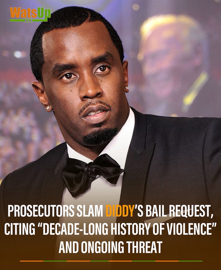 WatsUpTV's tweet image. 🚨 Prosecutors Reject Diddy’s Bail Request, Point to “Decade-Long History of Violence” and Continued Risk

Credit photo: via pint

#WatsUpTV #datsWatsUp #pdiddy