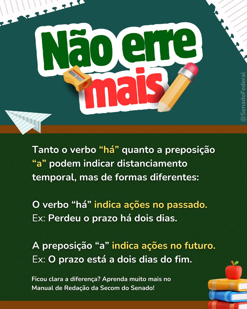 Para mais dicas de português, conheça o Manual de Redação da Comunicação do Senado: bit.ly/redacaoestilos…