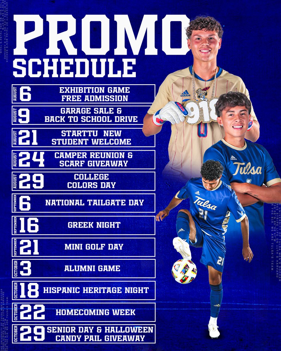 🚨 Promo Schedule is live!  🗓️

You won't wanna miss out on any of the fun this year. See you there, Reign 'Cane Nation! 🫵

#ReignCane