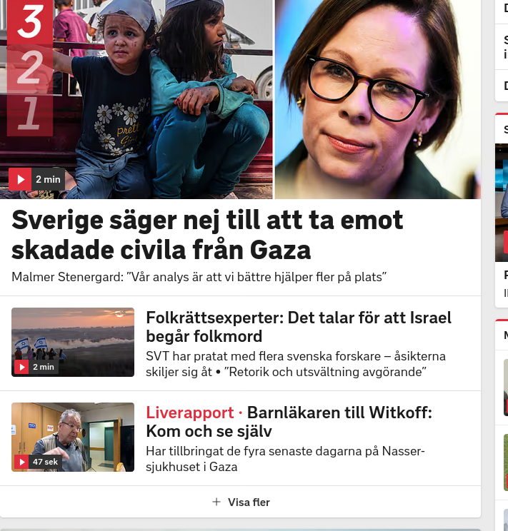 Sweden says no to let hurt civilians from Gaza to come to Sweden for health care.

But they rather suck naziukrainian soldiers d*ck and give them treatment in Sweden

<a href="/MariaStenergard/">Maria M Stenergard</a> slyna