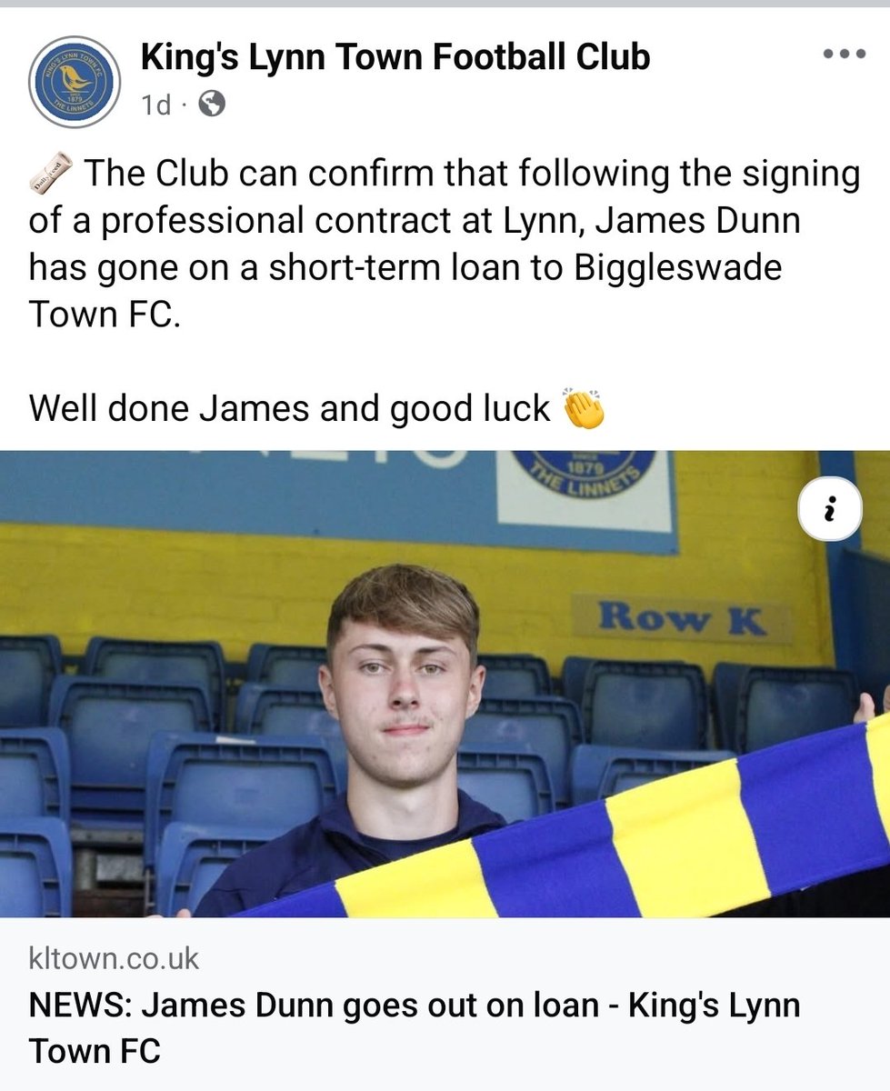 "JD is a credit to everyone who has worked with him at King’s Lynn Town Academy. His journey so far has been remarkable—and there’s no doubt there’s even more to come. 

Well done, James.”