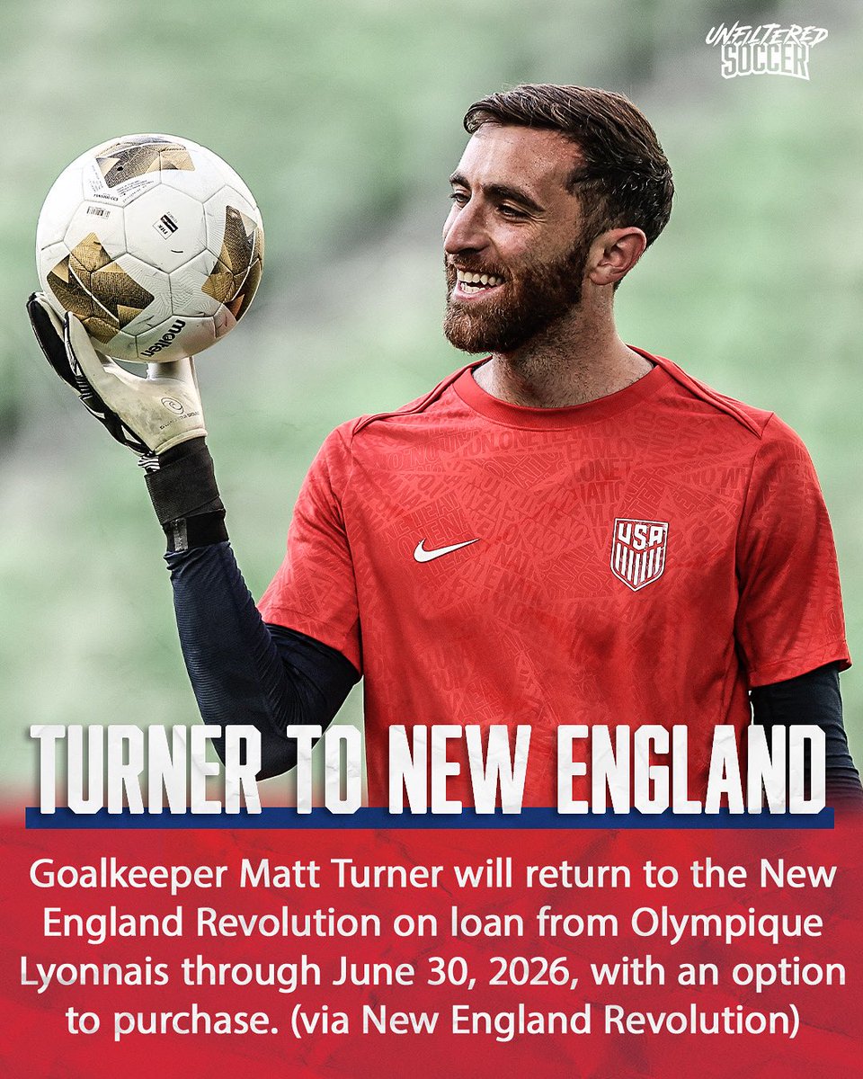 Matt Turner is heading back to the Revs