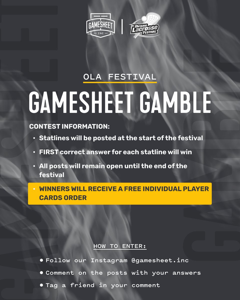 GameSheetInc's tweet image. THE OLA FEST IS LIVE AND SO ARE WE! 

⭐️Check out our booth near the entrance at the festival for a shot at our accuracy shooting comp!⭐️

🚨Join us digitally on our Instagram @gamesheet.inc for the GameSheet Gamble🚨