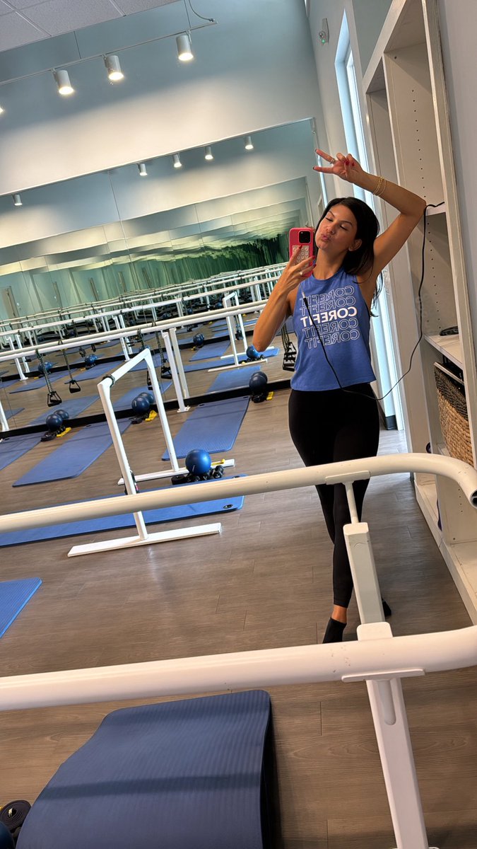 I is for instructor 💪 I spend my summers at COREFIT Pilates &amp; Barre as a master barre instructor. #SkyhawkSummer #SkyhawkPride