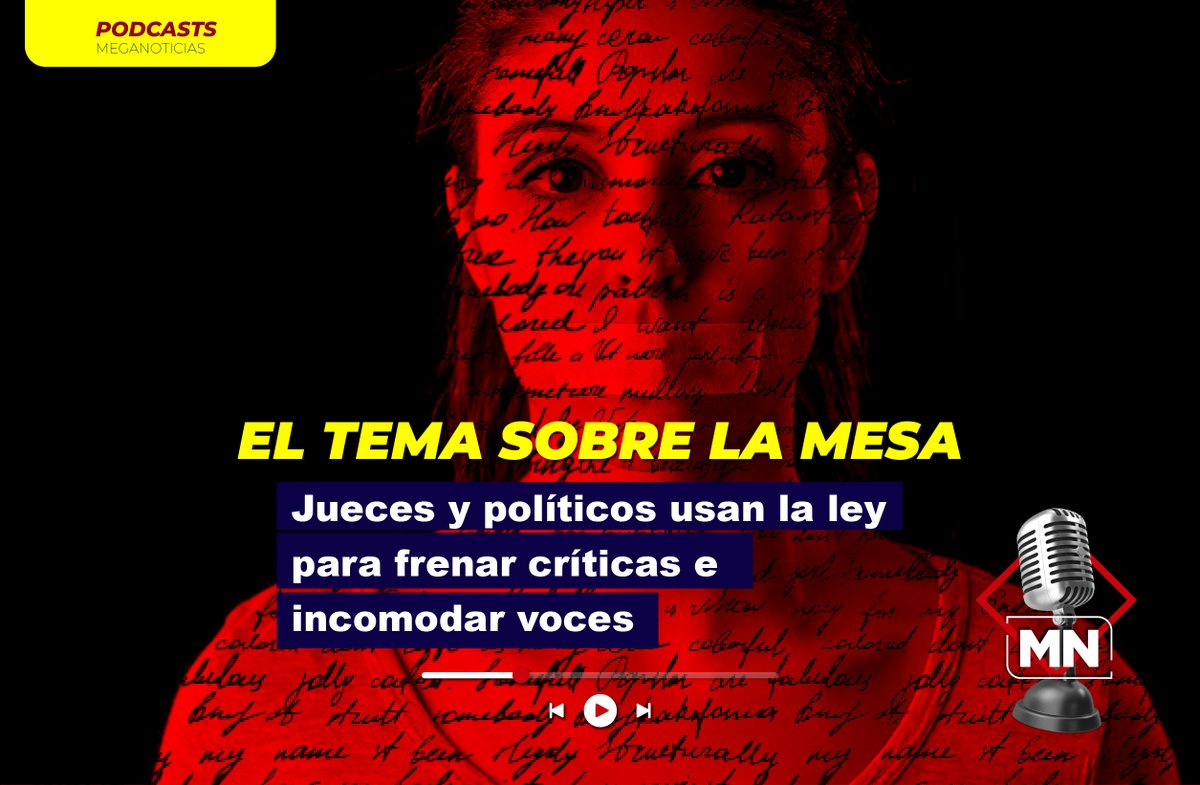 En México crece la censura disfrazada de legalidad: políticos y jueces usan tribunales para silenciar periodistas, medios y hasta ciudadanos que opinan en redes. 

El tema sobre la mesa con <a href="/RaulFriasLucio/">Raúl Frías Lucio</a> <a href="/Manzanares_E/">Eduardo Manzanares Retana</a> y <a href="/PoloMaldonadoG/">Polo Maldonado</a> 

Escúchalo en tinyurl.com/2zrvcnu3