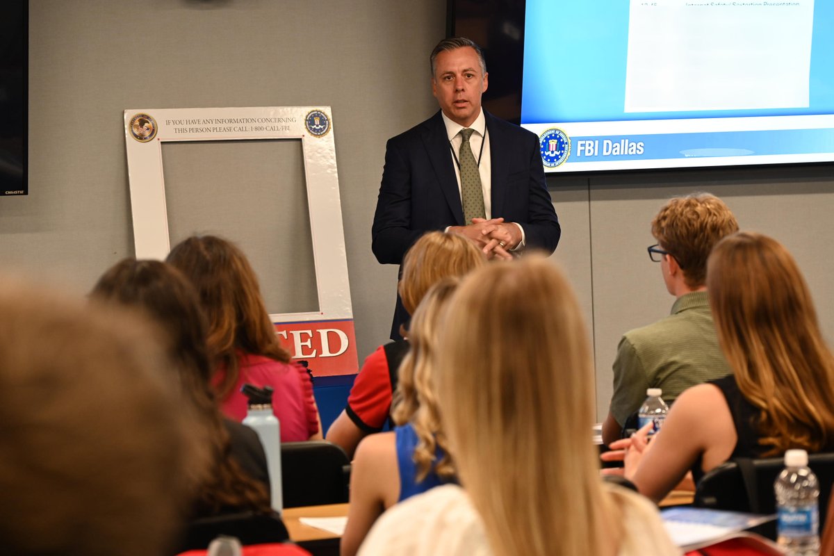 FBI Dallas hosted our annual Teen Academy during the month of July. This year, approximately 100 high school students had the opportunity to learn more about the FBI through interactive presentations and firsthand experience. Thank you to everyone that attended, and we look
