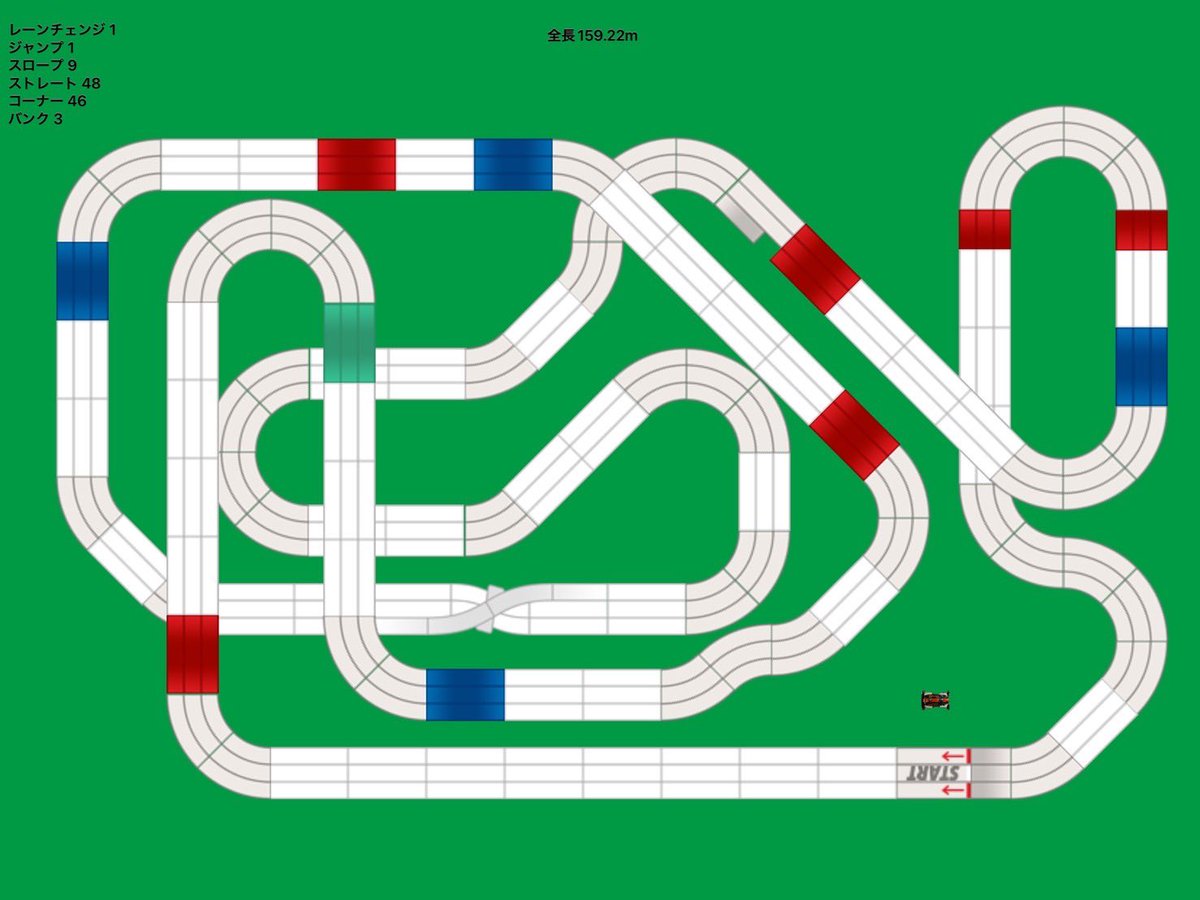 MRFGP2022's tweet photo. 8.17 M.R.F-CUPのレイアウトが完成しました🏁
🟩は1PDBになりま���
よろしくお願いします😊
#MRFCUP
#設営の関係で一部変更の可能性がございます https://t.co/g3iA8ylmWO