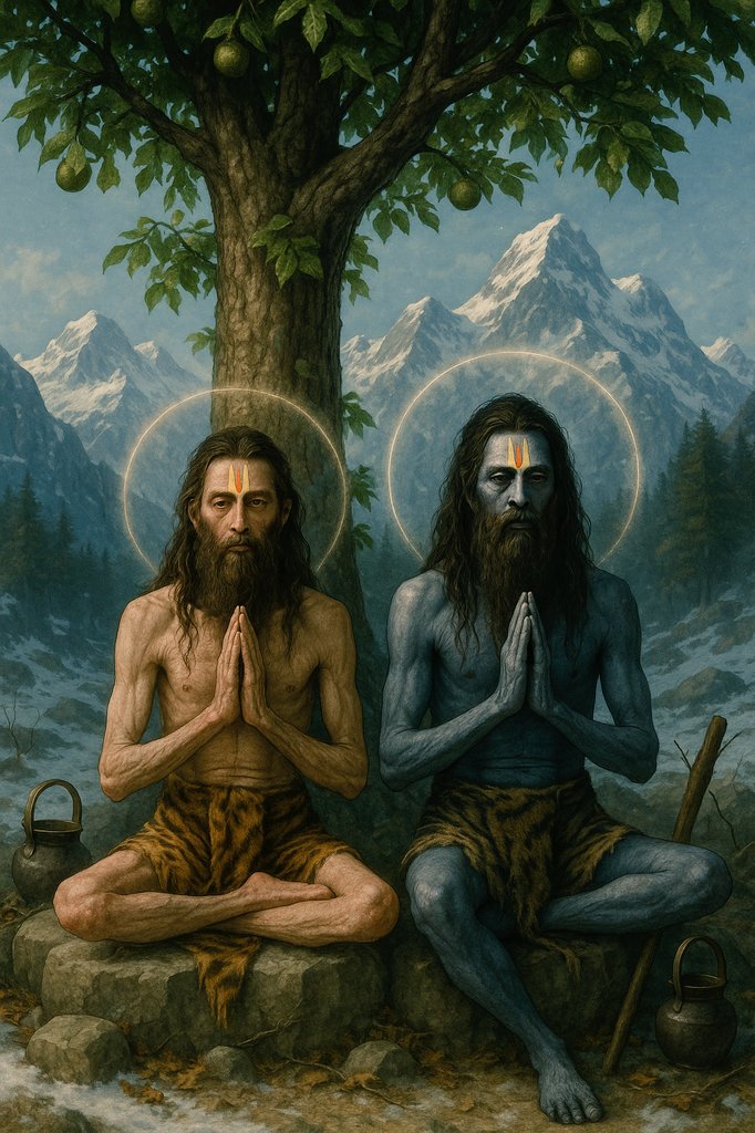 Nara and Narayan: The Eternal Dance Where Soul Meets Spirit in Divine Symphony

Nara and Narayan represent one of the most profound and beautiful concepts in Hindu philosophy and Itihasa, embodying the eternal dance between the human soul and the divine.

In the Puranic texts,