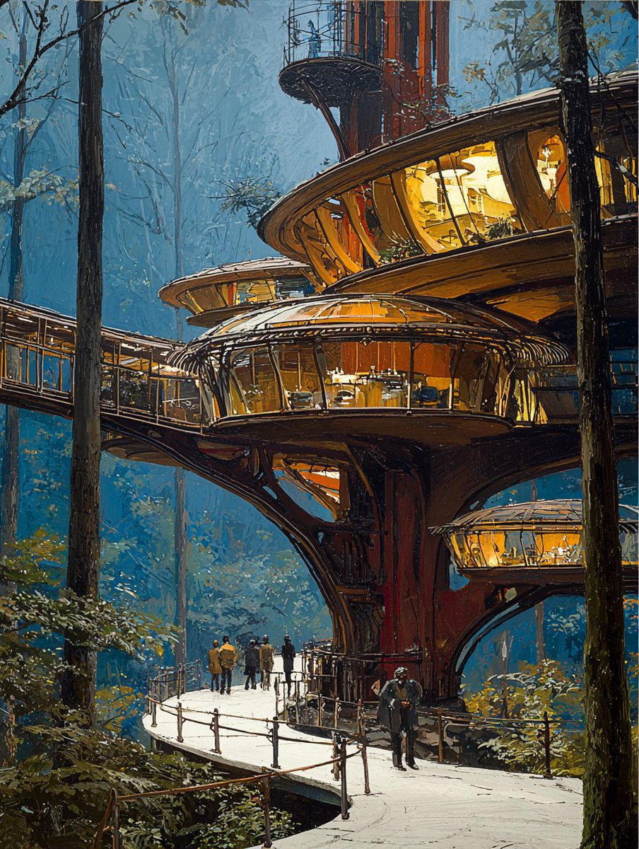 jeffleyerle's tweet image. Friday QT your Futuristic Architecture ✨💫