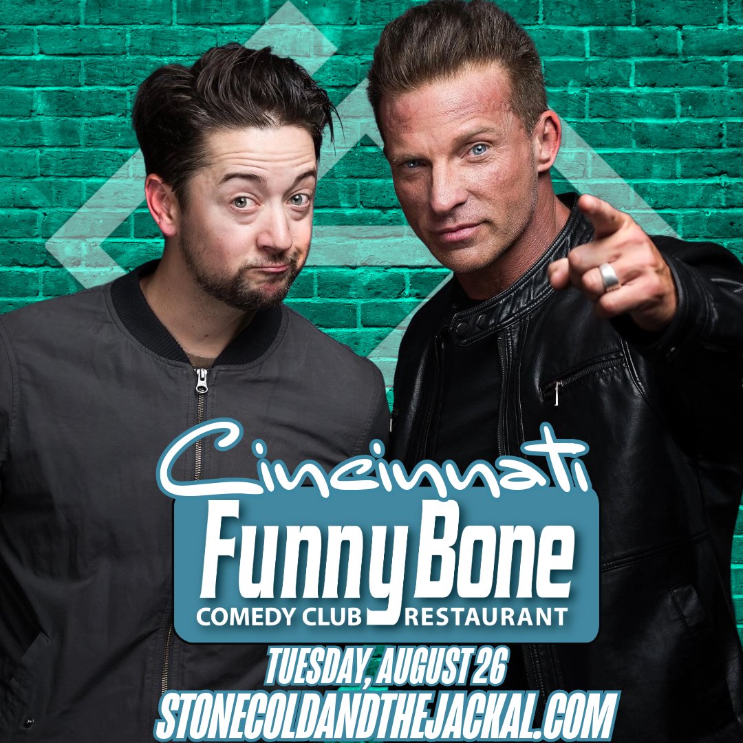 Linda Rohe (@coastalent1) on Twitter photo Tickets are going FAST for <a href="/StoneColdJackal/">Stone Cold and The Jackal</a> on August 26th at <a href="/funnybonecincy/">Cincinnati Funny Bone</a> #Cincinnati <a href="/1SteveBurton/">Steve Burton</a> <a href="/BfordAnderson/">Bradford Anderson</a> so get them while you can at etix.com/ticket/p/38659β¦ Tickets are going FAST for <a href="/StoneColdJackal/">Stone Cold and The Jackal</a> on August 26th at <a href="/funnybonecincy/">Cincinnati Funny Bone</a> #Cincinnati <a href="/1SteveBurton/">Steve Burton</a> <a href="/BfordAnderson/">Bradford Anderson</a> so get them while you can at etix.com/ticket/p/38659β¦