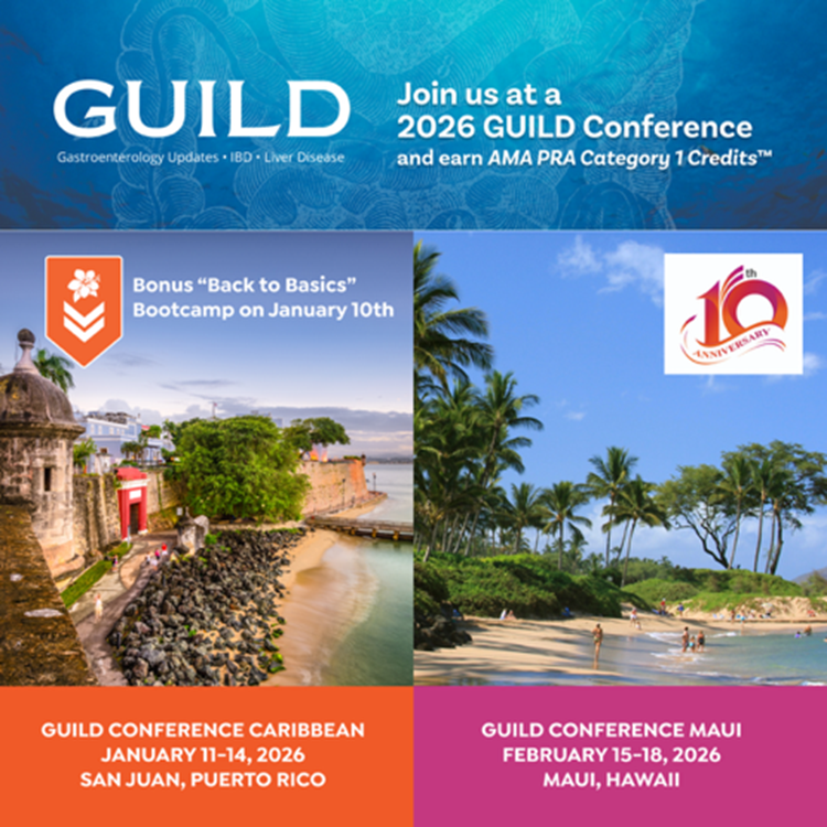 UmaMahadevanIBD's tweet image. Join us for the 10th Annual @GuildConference Maui [FellowScholarship Deadline Dec 3] and 3rd Caribbean (APP Scholars Deadline 11/3] ! Register here --&amp;gt;guildconference.com/2026/