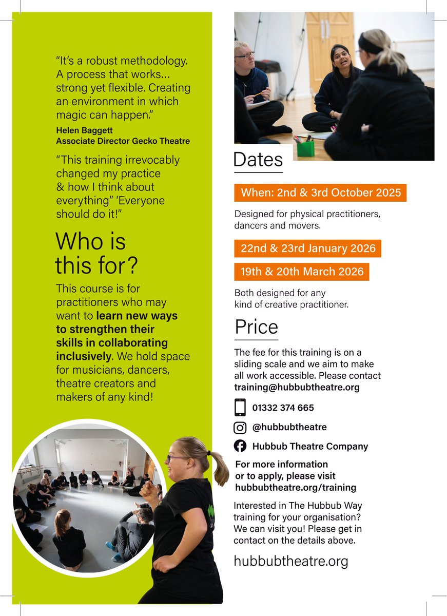 Hubbub Theatre tweet media