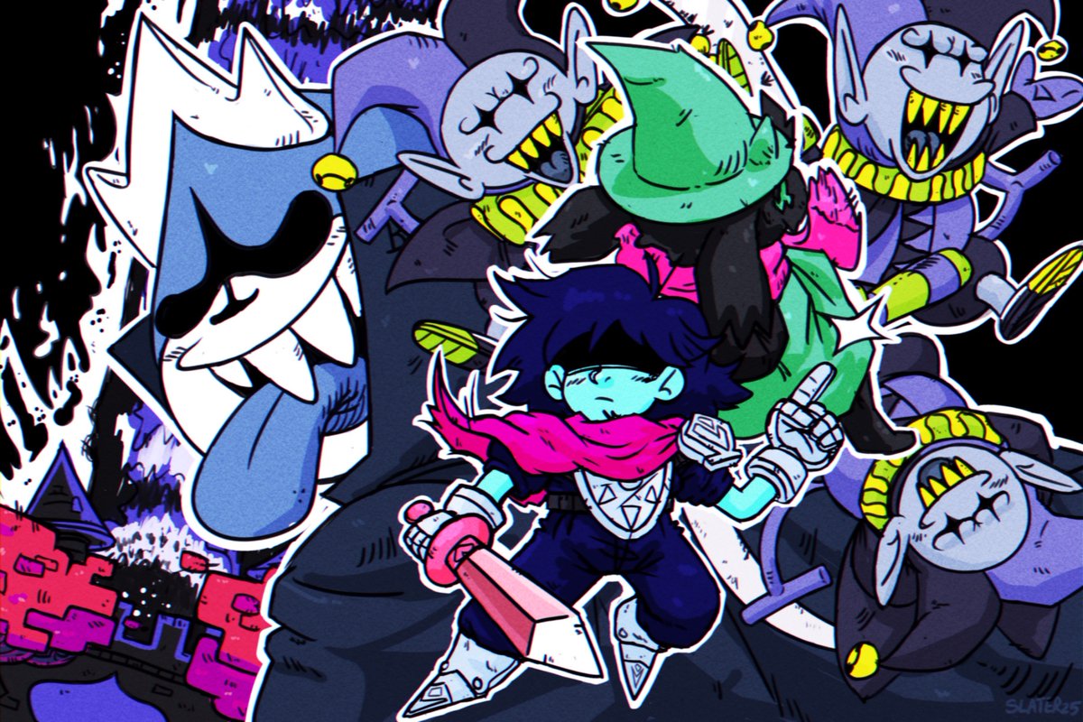 MegatonSlater's tweet image. Chapter 1 [Card Castle of Chaos] 

#DELTARUNE