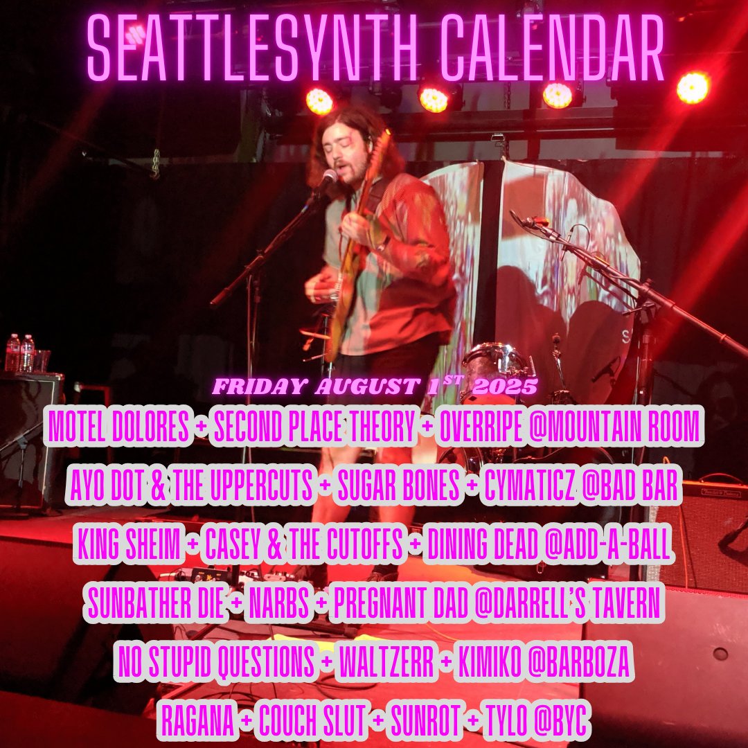 SeattleSynth Calendar tweet media