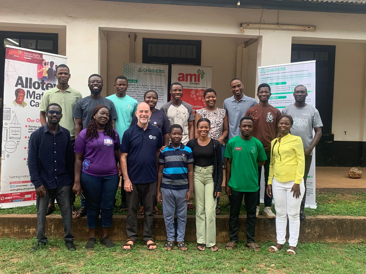 ghaidems's tweet photo. Allotey Maths Camp 2025 is officially kicking off at Achimota Senior High! Meet our amazing volunteers as they gear up for an unforgettable week of learning, laughter, and inspiration. https://t.co/7nfIL6Zwzt