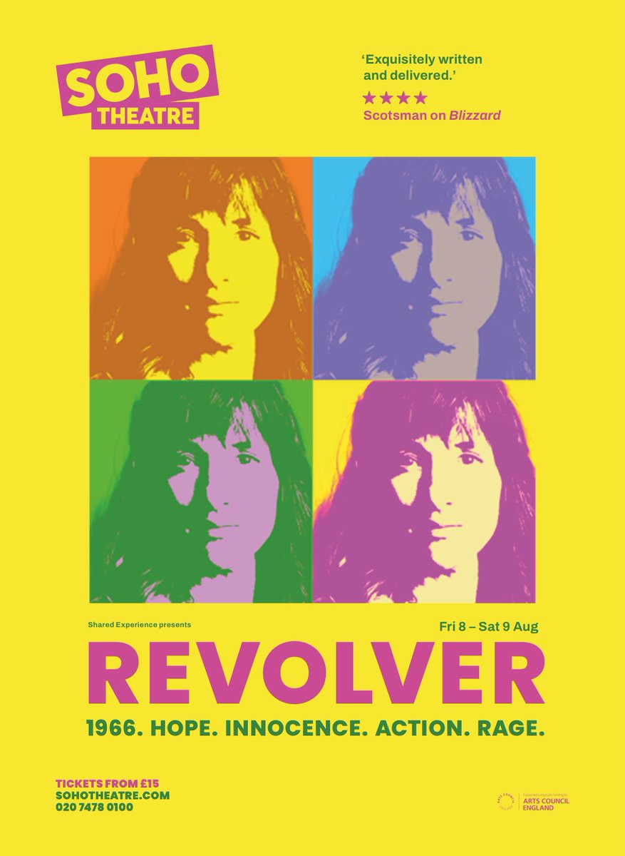 Join us <a href="/sohotheatre/">Soho Theatre</a> on 8 or 9 Aug for a preview of Revolver before we head to <a href="/ThePleasance/">Pleasance</a> for <a href="/edfringe/">Edinburgh Festival Fringe</a> from 14 Aug.