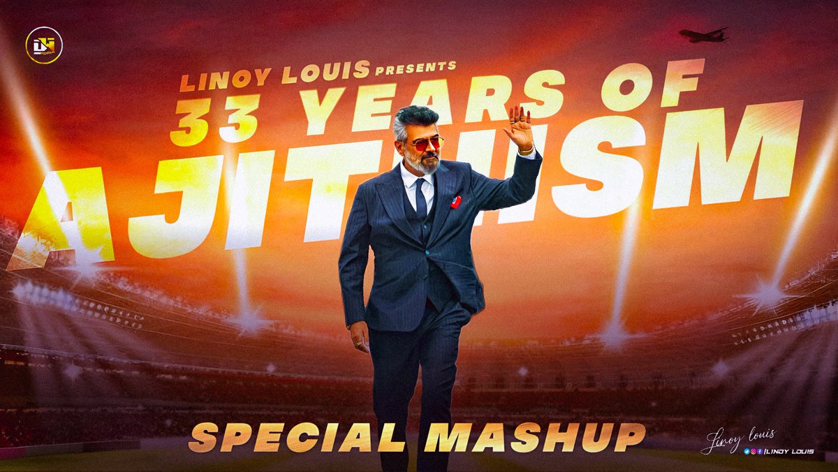 I_AmThe_Emperor's tweet photo. 33 Years Of AJITHISM Special Mashup OUT NOW On LINOY WORKS YouTube Channel.🔥💥

MASHUP LINK - https://t.co/uPAMCgp3ME

#33yearsofAjithism #33YearsofAjith #33YearsOfAjithKumar #AK64 #LinoyLouis #LinoyWorks https://t.co/8C1xjTXgon