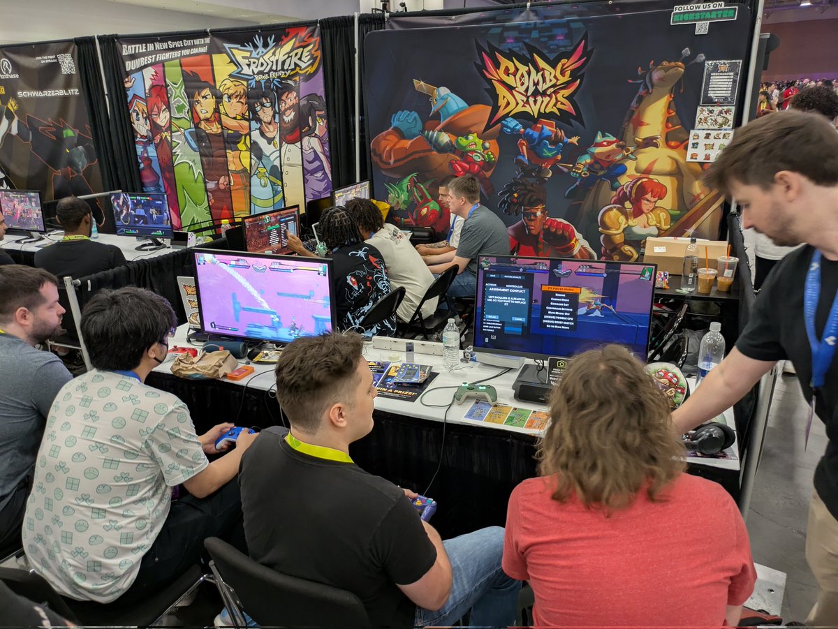 If you are at #evo2025 come stop by the indie game section and play some #combodevils !!!