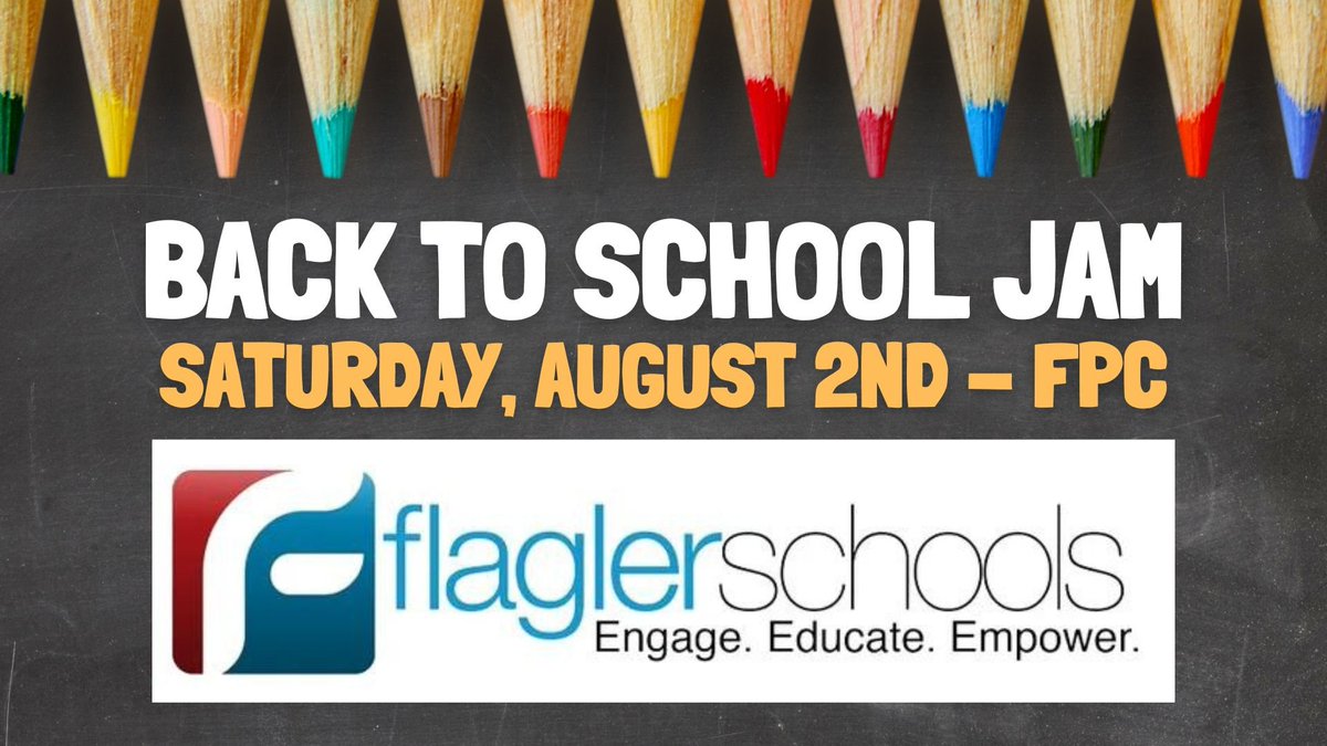 Tomorrow is the big day! Come see what it's all about - The Annual Back To School Jam! Come by anytime between 10 a.m. and 1 p.m. at the FPC Gymnasium. Experience the support our schools and our community extend to all of our families! Let's make 2025-26 an amazing year!