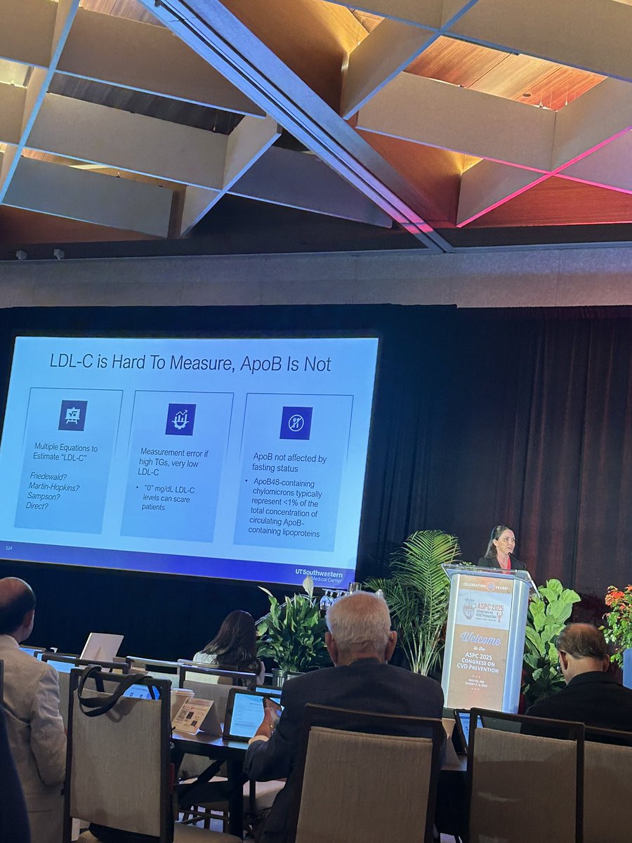 Debate 3 <a href="/ASPCardio/">ASPC</a> 
ApoB VS LDL
Round 1: Dr. Nevar pro ApoB
✨All ApoB containing particles get stuck in the wall, not just LDL l
✨ ApoB captures lipid related risk in primary and secondary prevention, LDL-C adds nothing
✨ApoB assay is better
✨ESC guidelines! 
&amp; more! 
(1/2)