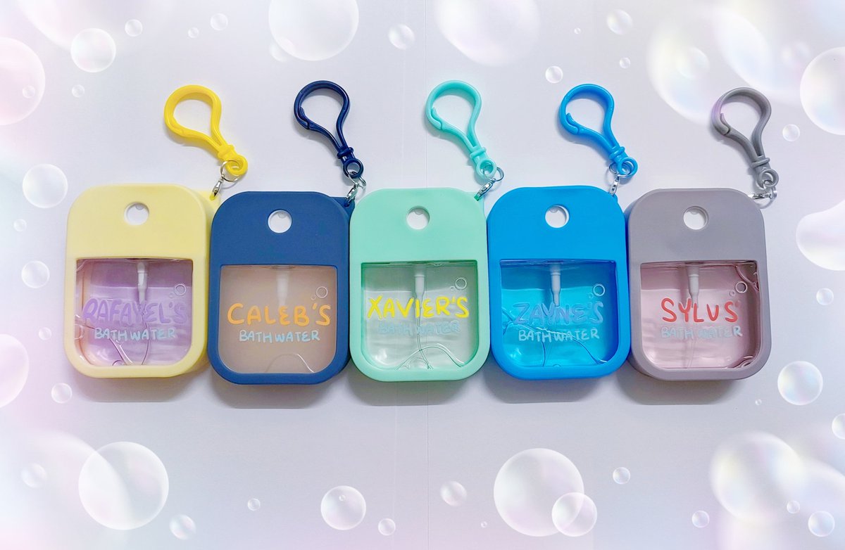 rawrrawrest's tweet photo. I stole some bathwater for y'all

(It's body mist)

Rafayel - Sakura Scent
Caleb - Winter Night Scent
Xavier - Mint Scent
Zayne - Gardenia Scent
Sylus - Rose Scent

#LaDS #merch #LoveandDeepspace https://t.co/WAQoMlV71n