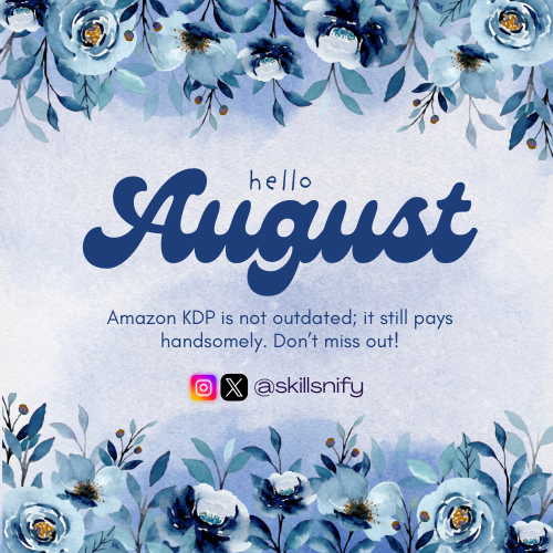 skillsnify's tweet image. 📢 Happy New Month!
Amazon KDP isn’t dead, it’s still printing money for smart creators.
Don't sleep on this opportunity. Let this month be your turning point!
👇Comment KDP to get started
#skillsnify #AmazonKDP #PassiveIncome #DigitalHustle #NewMonthGoals