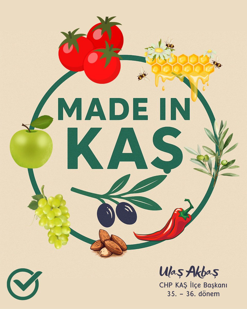 🇹🇷 Made in Kaş

Yerel Ekonomi &amp; Üretim 

Kaş’ın bereketli topraklarında, emeği ve üretimi merkeze alan sürdürülebilir bir kalkınma modeli hep birlikte kurulabilir.

Yerel Yönetim öncülüğünde atılması gereken temel adımlar:

• "Made in Kaş" markasıyla yerel ürünler, dünya