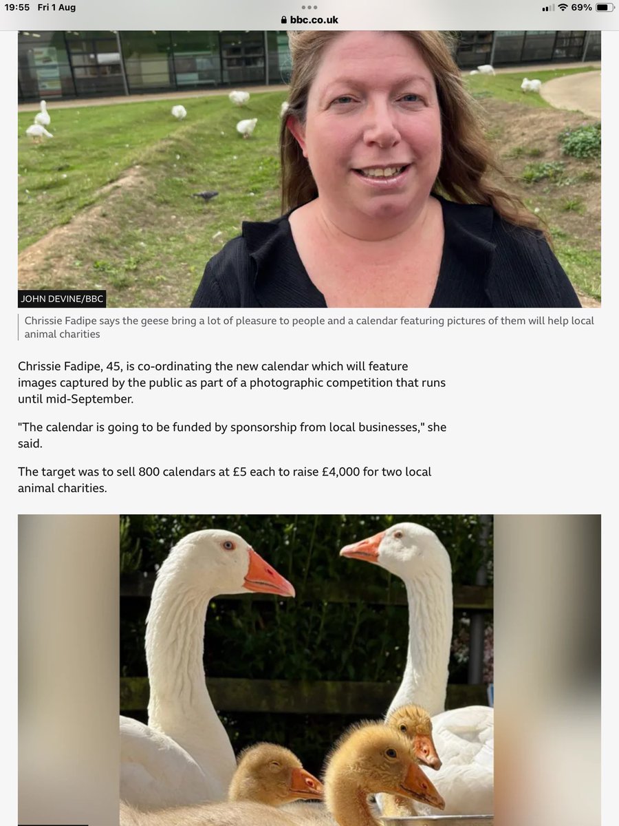 Chrissie (@chrissietutoruk) on Twitter photo My Geese community calendar 📆 has been on the news, radio & online. Interviews next week with ITV & a national paper want to cover the story when the calendars are printed. If there’s a <a href="/NetflixUK/">Netflix UK & Ireland</a> documentary, I’d like to play the part of me 😂 🪿 🪿 🪿 My Geese community calendar 📆 has been on the news, radio & online. Interviews next week with ITV & a national paper want to cover the story when the calendars are printed. If there’s a <a href="/NetflixUK/">Netflix UK & Ireland</a> documentary, I’d like to play the part of me 😂 🪿 🪿 🪿