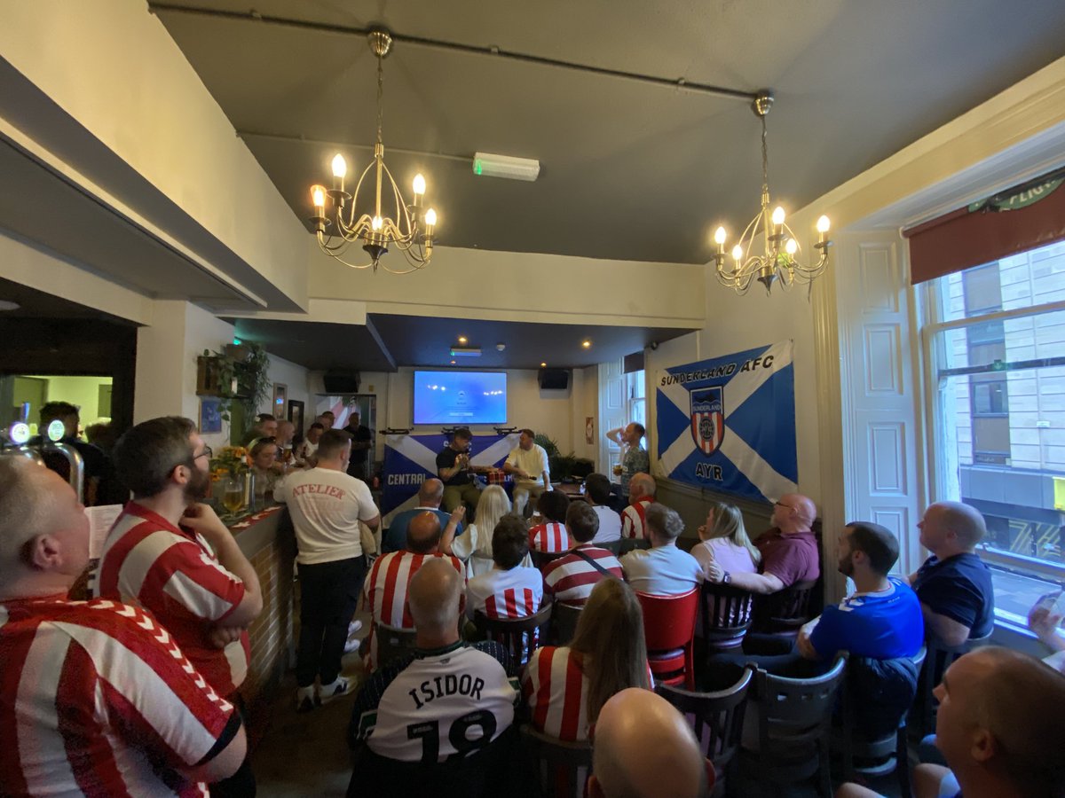 Sunderland AFC Central Scotland (@safcscotland) on Twitter photo He’s here…Aiden McGeady 🪄!!
Kicking off our talk in/promotion party in Glasgow hosted by the one and only Graham from <a href="/WTFSunlunPod/">WTF Sunderland Podcast</a>
#safc He’s here…Aiden McGeady 🪄!!
Kicking off our talk in/promotion party in Glasgow hosted by the one and only Graham from <a href="/WTFSunlunPod/">WTF Sunderland Podcast</a>
#safc