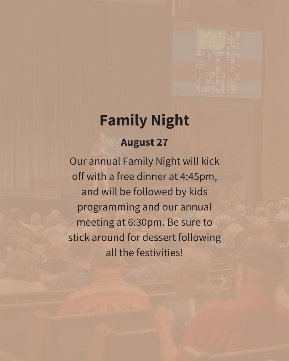 CalvaryChurchPA's tweet photo. Happy August!

We’re looking forward to all God has in store this month—and can’t wait to celebrate together at Family Night! 🙌 https://t.co/ghepdrZ1TW