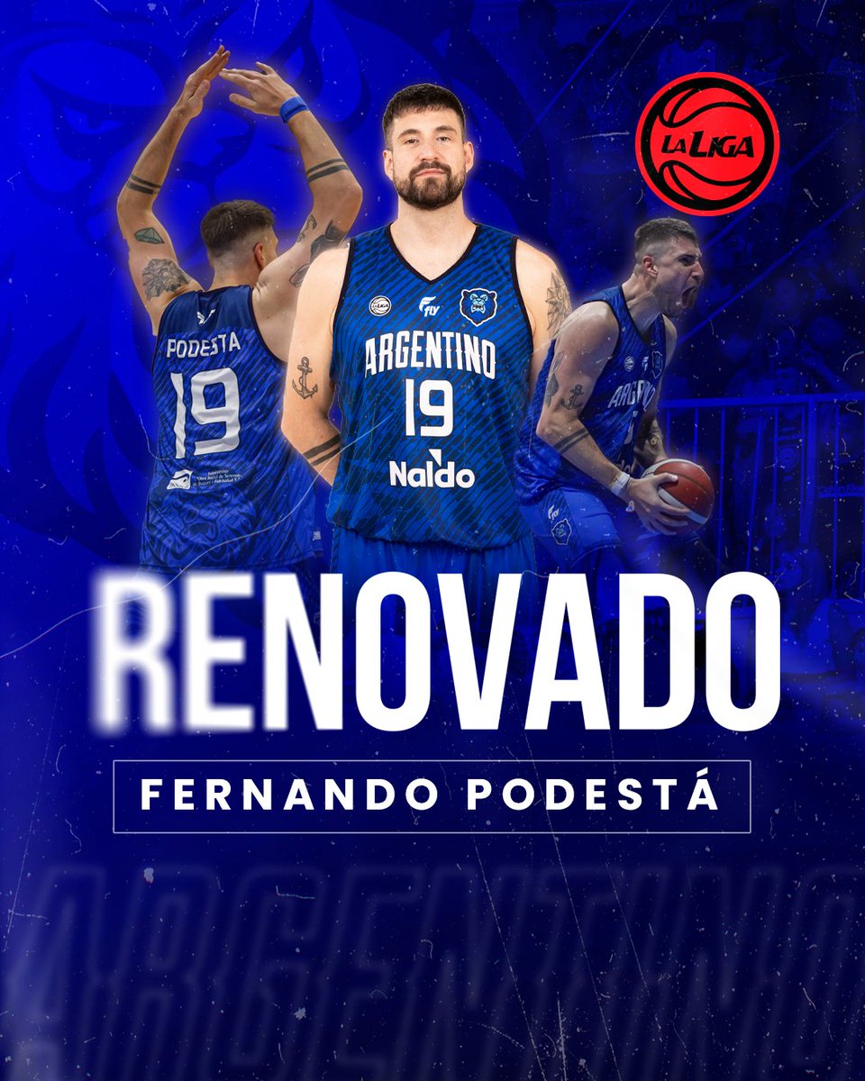💙 Dale que seguimos, Fer!

🏀 Podesta, uno de los referentes del plantel que tuvo el Turco para mantener la categoría, se suma a los dirigidos por Diego Camún para la temporada 2025 / 2026.

🦁 Vamos juntos un año más, con esa garra y profesionalismo que te caracteriza.