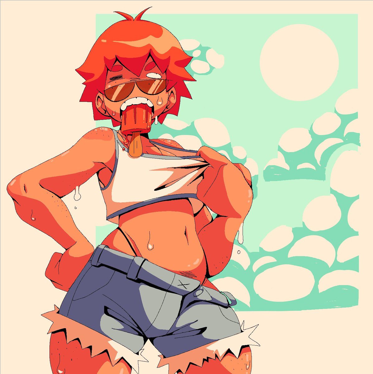 Its been pretty hot where im at x_x